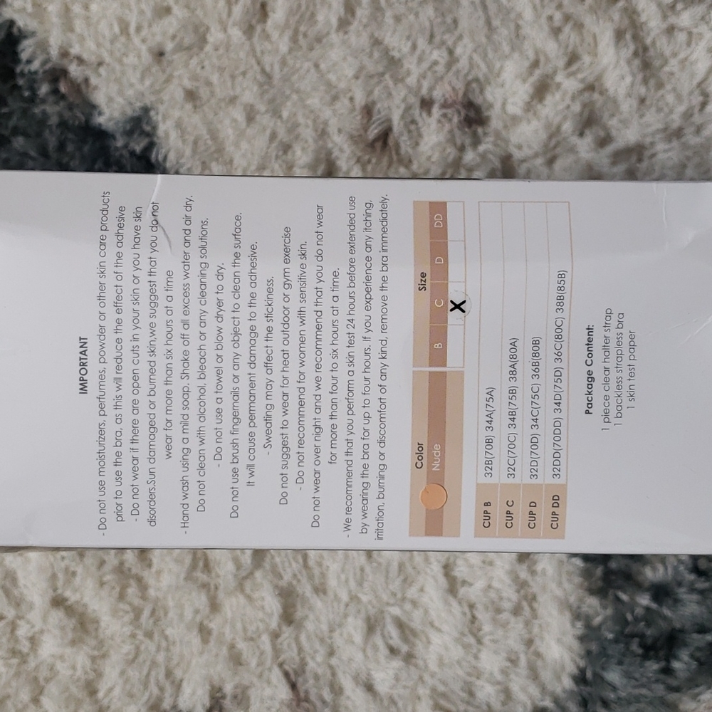 Just Behavior Push Up Backless Strapless Bra - image 4